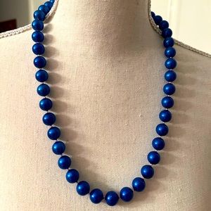 Cobalt blue vintage necklace